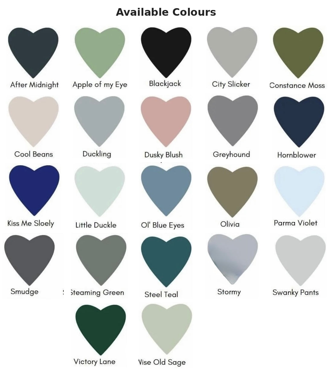 Furniture Paint Samples: See True Colours in Your Home (Physical Samples)