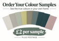 Furniture Paint Samples: See True Colours in Your Home (Physical Samples)